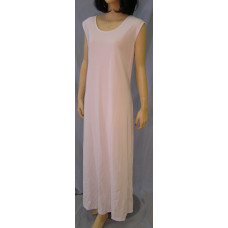 Plain Stretchy Sleeveless Dress, White, Size 2XL