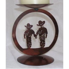 Cute Kids Medallion Candle Holder