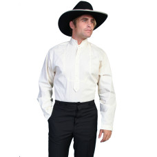 Wah Maker 'Tombstone' Men's Dress Shirt in Ivory